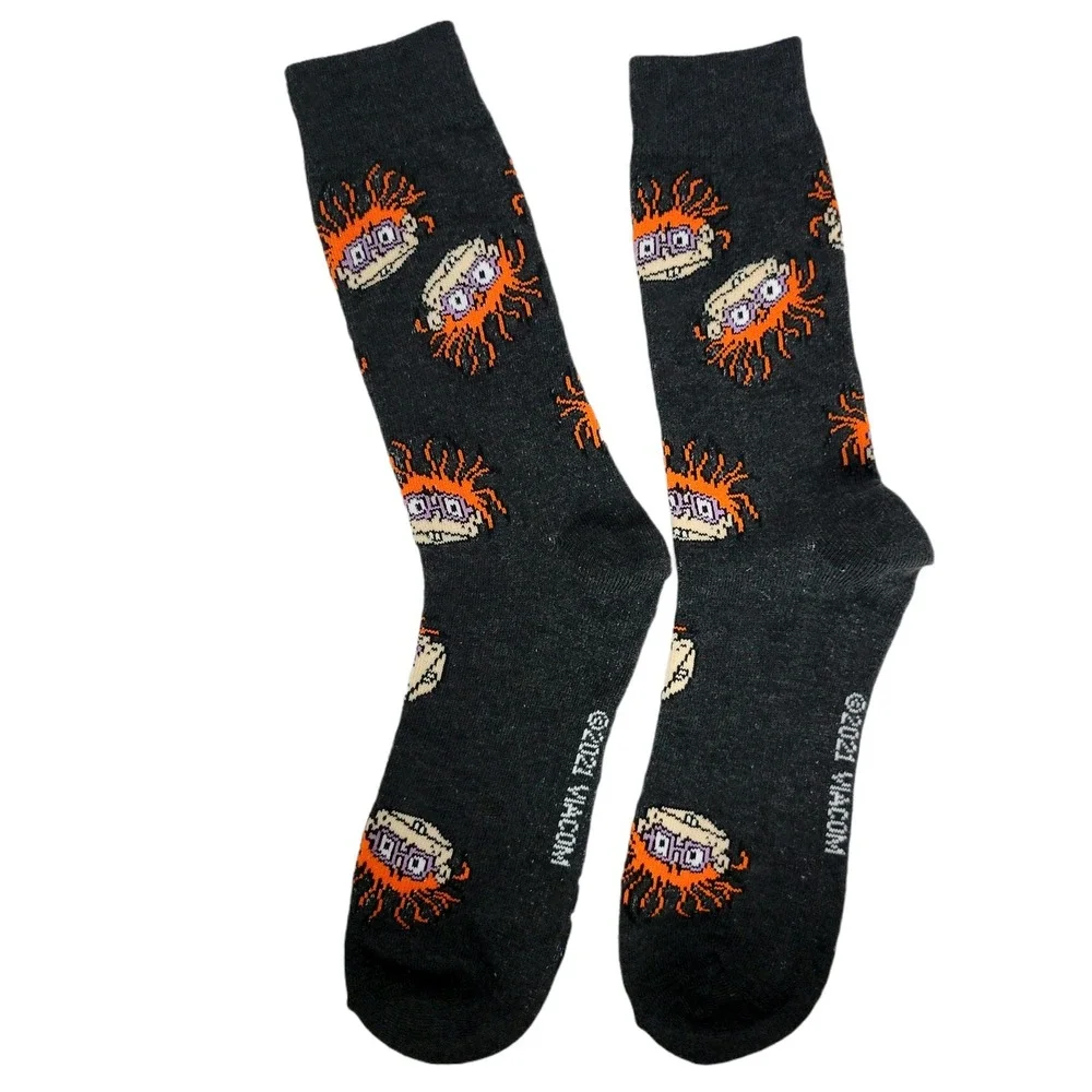 Nickelodeon‎ Rugrats Chuckie Finster Character Crew Socks All Over Print 2021